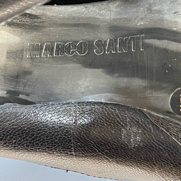 Black platform heels, open toe, size 5 - Picture 11 of 11